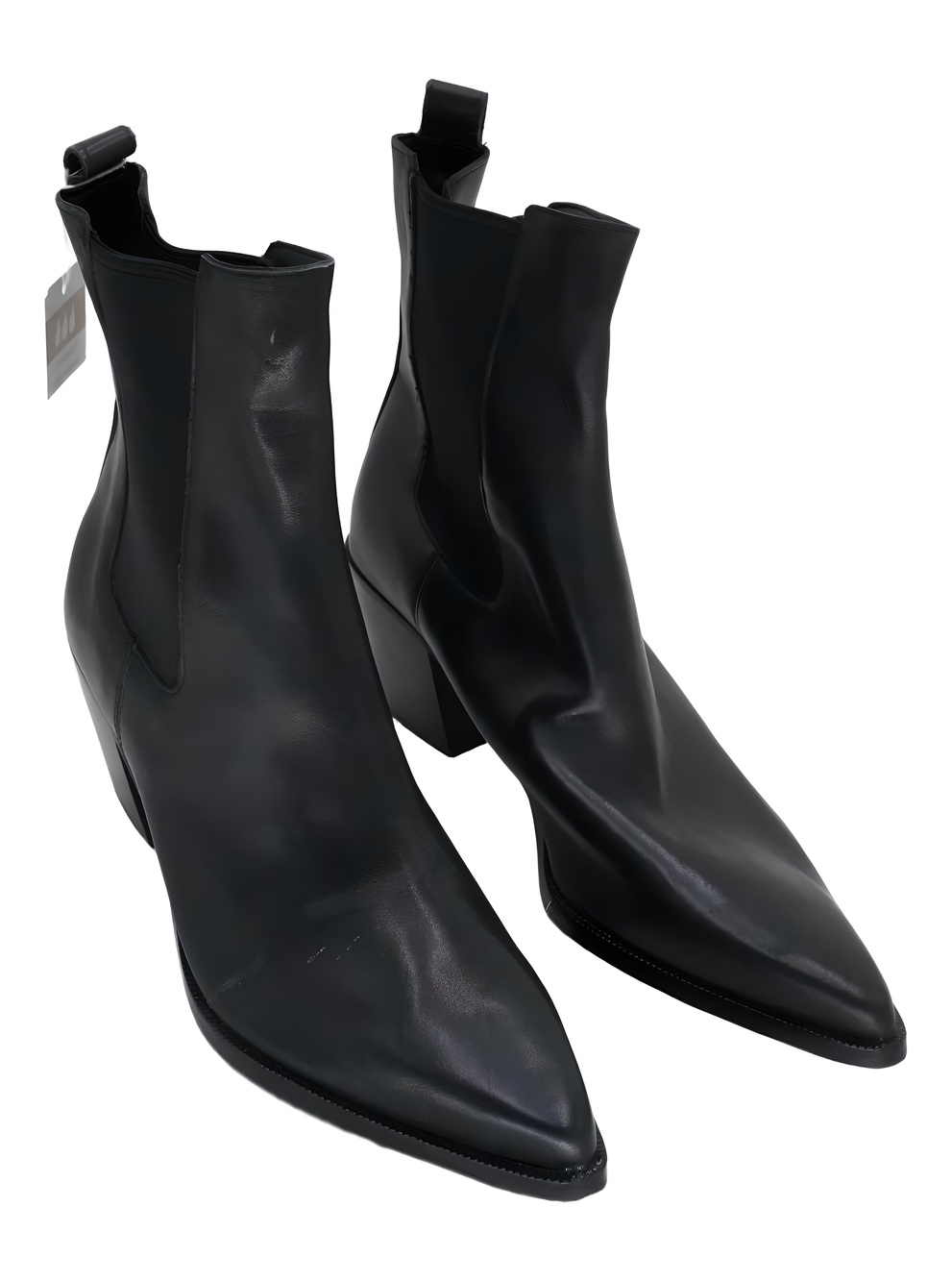 Dolce Vita Shadie H2O Black Waterproof Pointed Toe Block Heel Ankle Size 10M